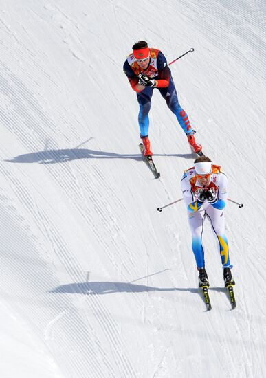 2014 Winter Olympics. Cross-country skiing. Men. Team sprint