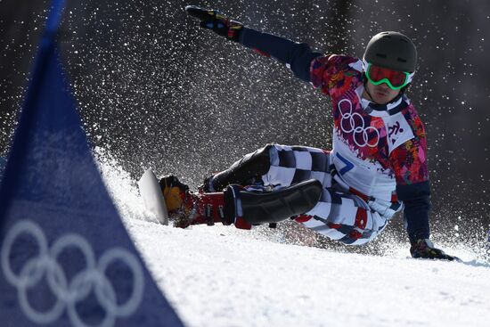 2014 Winter Olympics. Snowboarding. Men. Parallel giant slalom. Finals