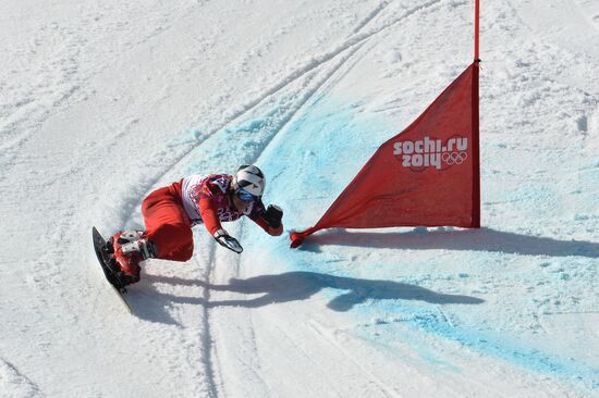 2014 Winter Olympics. Snowboarding. Men. Parallel giant slalom. Finals