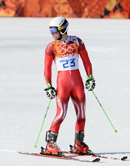 2014 Winter Olympics. Alpine skiing. Men. Giant slalom