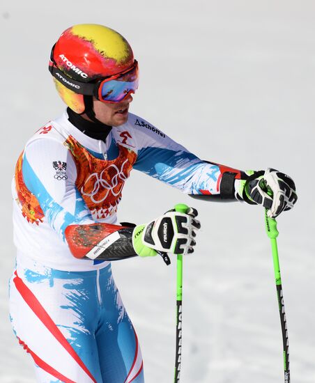 2014 Winter Olympics. Alpine skiing. Men. Giant slalom