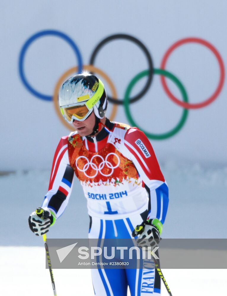 2014 Winter Olympics. Alpine skiing. Men. Giant slalom