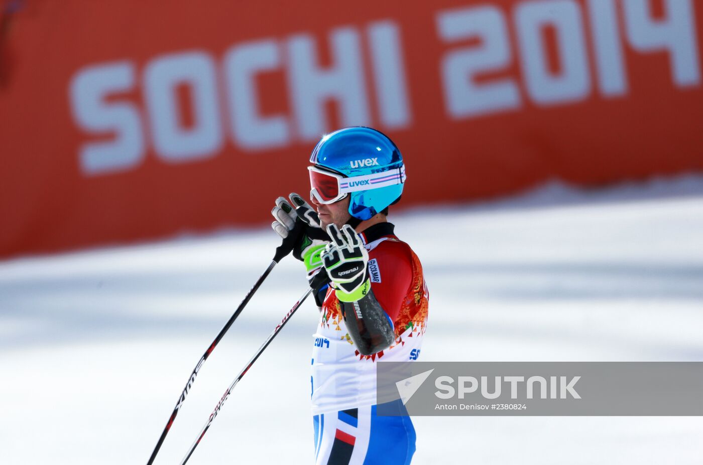 2014 Winter Olympics. Alpine skiing. Men. Giant slalom