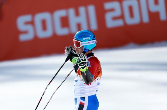 2014 Winter Olympics. Alpine skiing. Men. Giant slalom