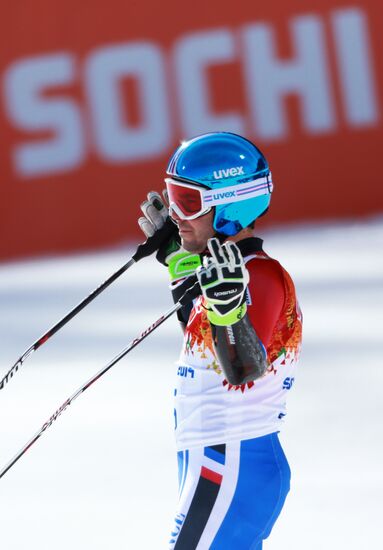 2014 Winter Olympics. Alpine skiing. Men. Giant slalom