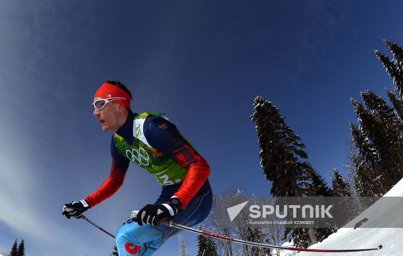 2014 Winter Olympics. Cross-country skiing. Men. Team sprint