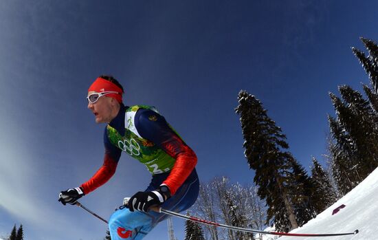 2014 Winter Olympics. Cross-country skiing. Men. Team sprint