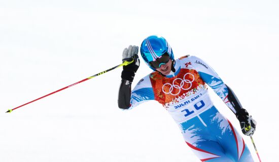 2014 Winter Olympics. Alpine skiing. Men. Giant slalom