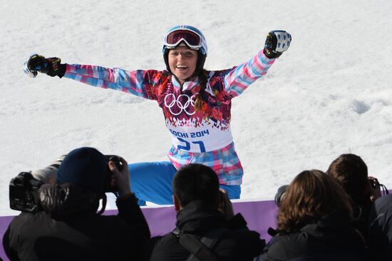 2014 Winter Olympics. Snowboarding. Women. Parallel giant slalom. Finals