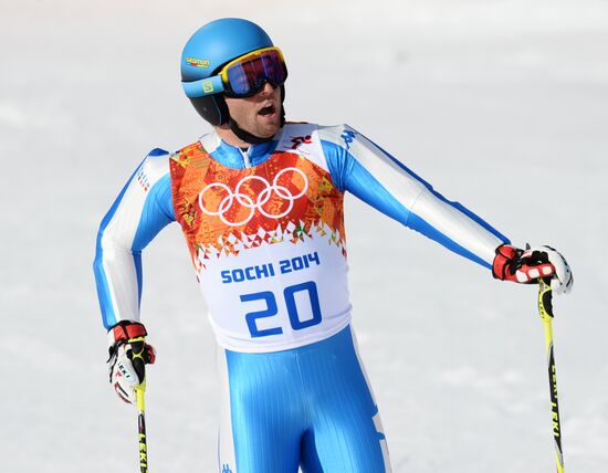 2014 Winter Olympics. Alpine skiing. Men. Giant slalom