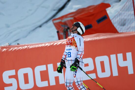 2014 Winter Olympics. Alpine skiing. Men. Giant slalom