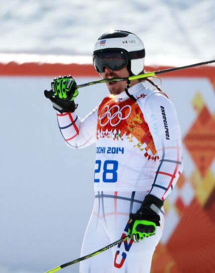 2014 Winter Olympics. Alpine skiing. Men. Giant slalom