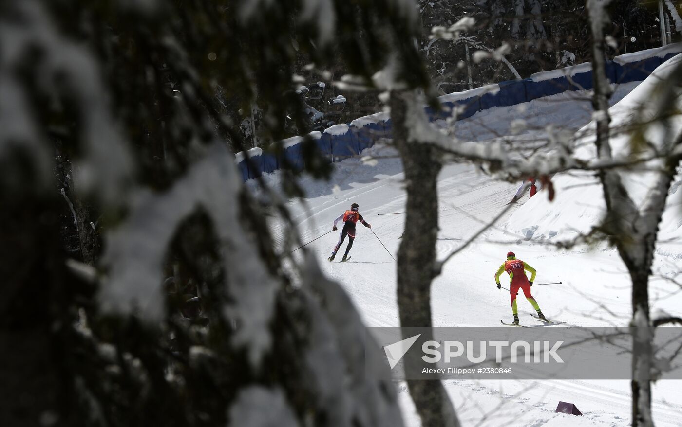 2014 Winter Olympics. Cross-country skiing. Men. Team sprint