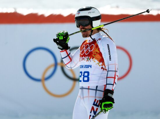 2014 Winter Olympics. Alpine skiing. Men. Giant slalom