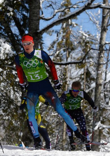 2014 Winter Olympics. Cross-country skiing. Men. Team sprint