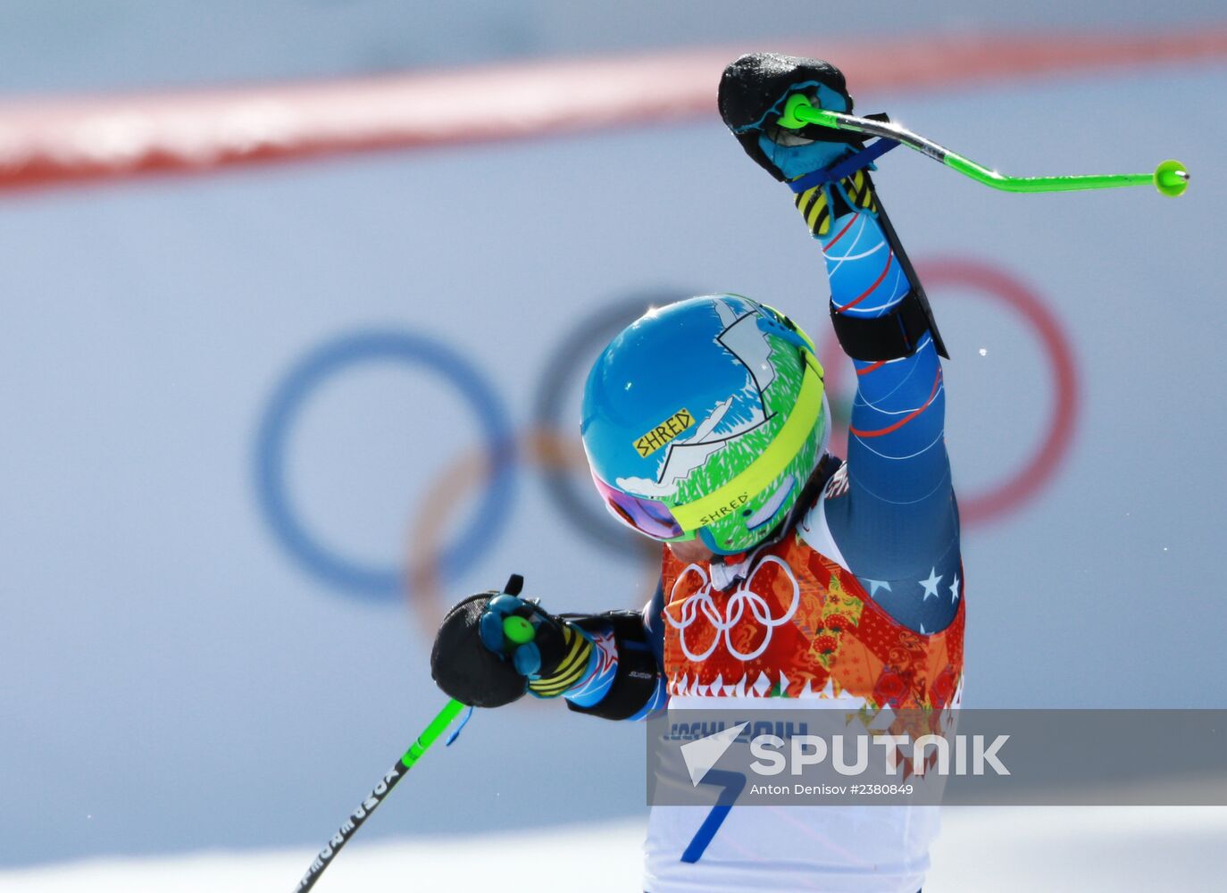 2014 Winter Olympics. Alpine skiing. Men. Giant slalom