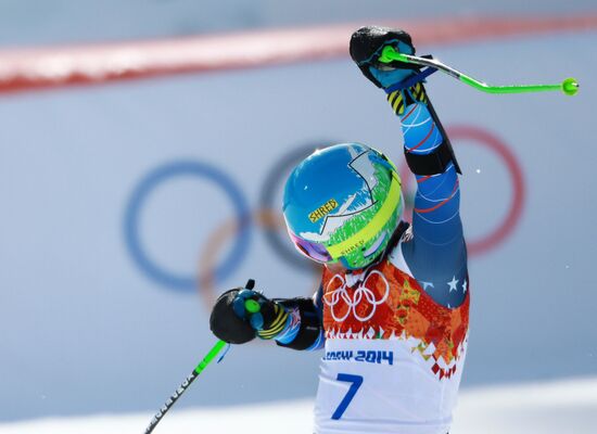 2014 Winter Olympics. Alpine skiing. Men. Giant slalom