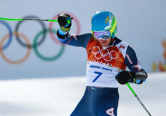 2014 Winter Olympics. Alpine skiing. Men. Giant slalom