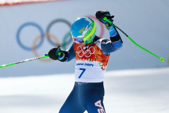 2014 Winter Olympics. Alpine skiing. Men. Giant slalom