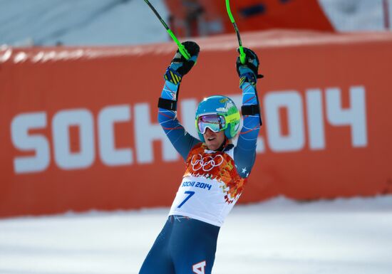 2014 Winter Olympics. Alpine skiing. Men. Giant slalom