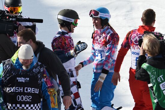 2014 Winter Olympics. Snowboarding. Men. Parallel giant slalom. Finals