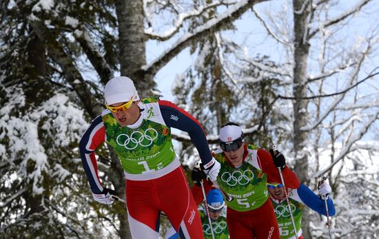 2014 Winter Olympics. Cross-country skiing. Men. Team sprint