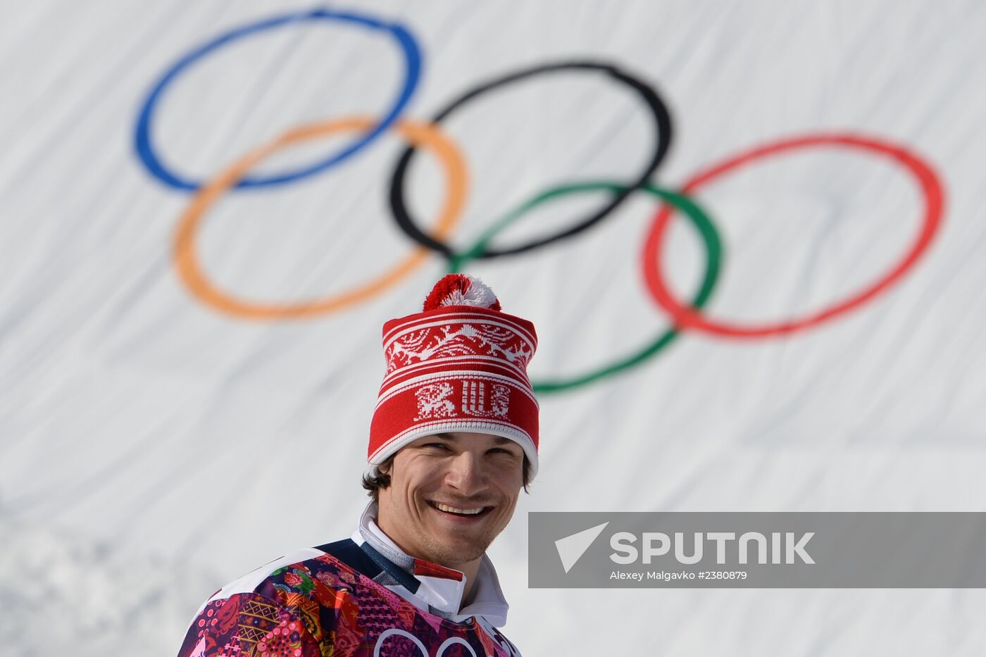 2014 Winter Olympics. Snowboarding. Men. Parallel giant slalom