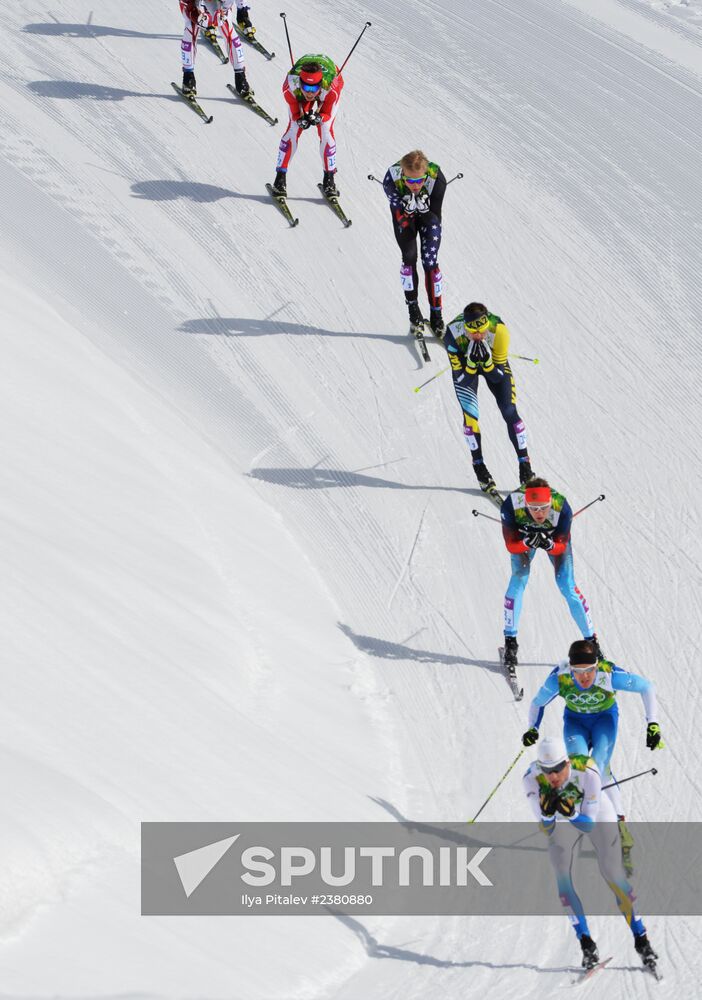 2014 Winter Olympics. Cross-country skiing. Men. Team sprint