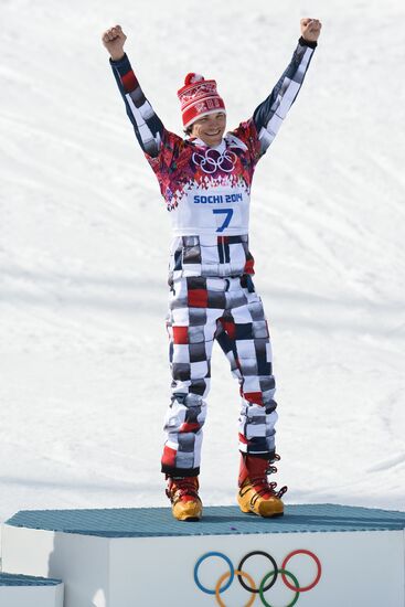 2014 Winter Olympics. Snowboarding. Men. Parallel giant slalom