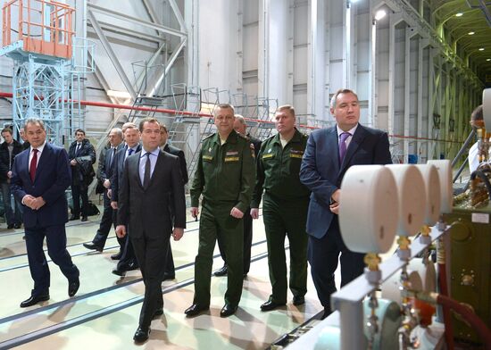 Dmitry Medvedev visits Mirny town