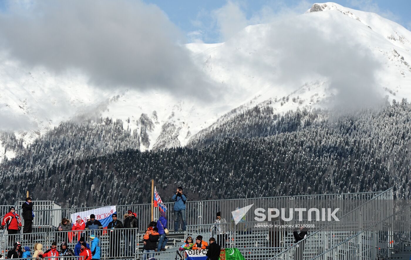 2014 Winter Olympics. Alpine skiing. Men. Giant slalom