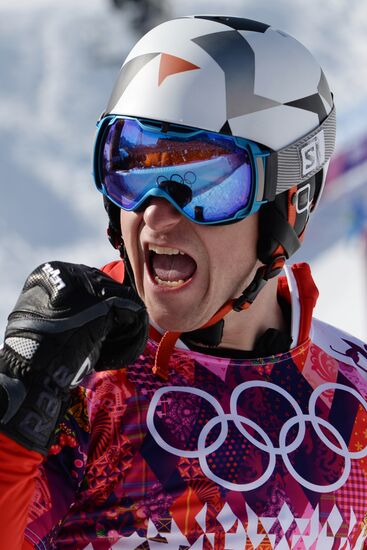 2014 Winter Olympics. Snowboarding. Men. Parallel giant slalom