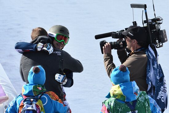2014 Winter Olympics. Snowboarding. Men. Parallel giant slalom