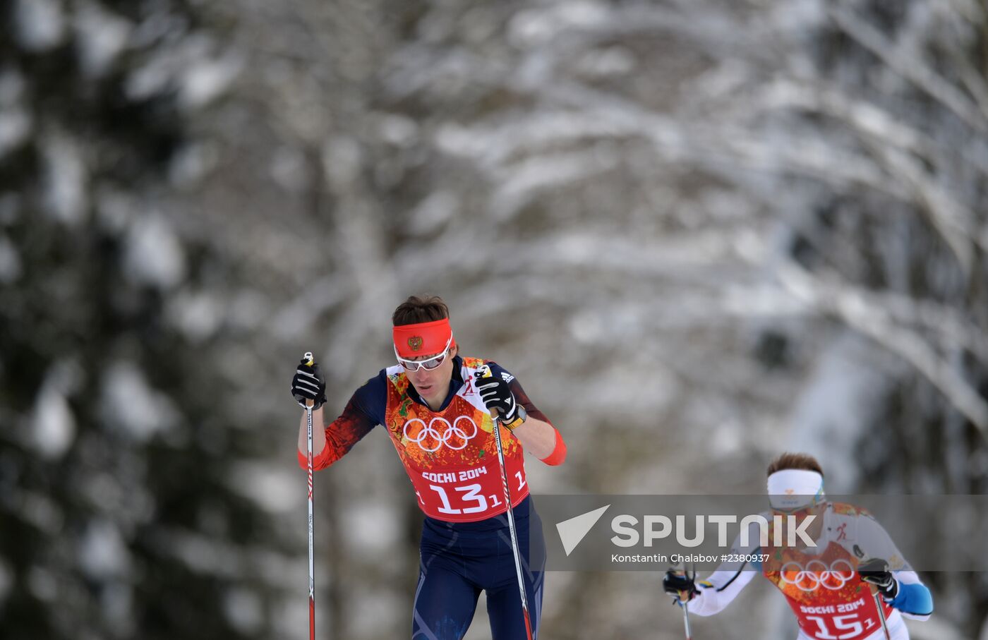 2014 Winter Olympics. Cross-country skiing. Men. Team sprint