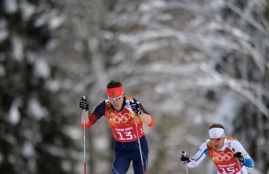 2014 Winter Olympics. Cross-country skiing. Men. Team sprint