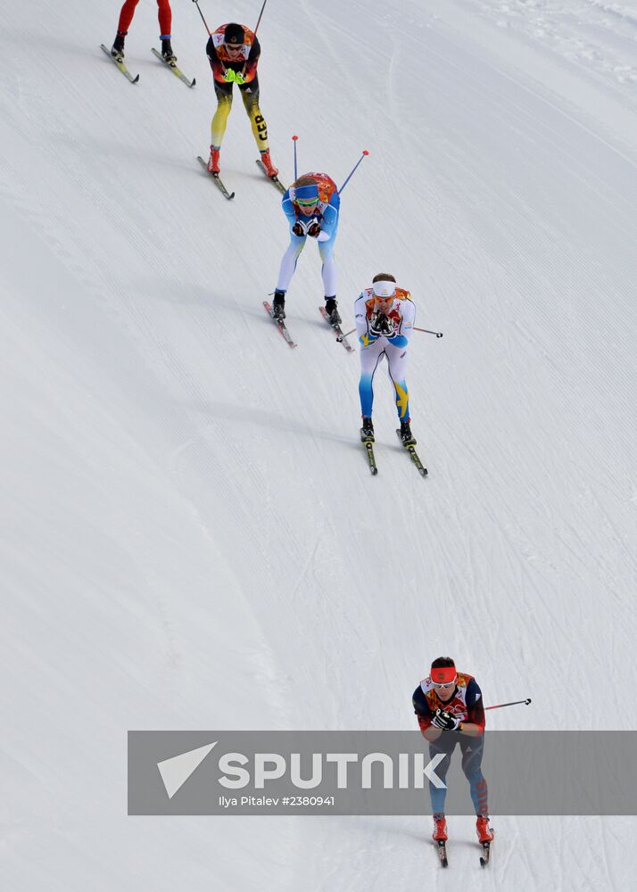 2014 Winter Olympics. Cross-country skiing. Men. Team sprint