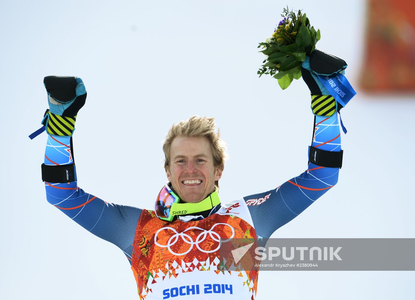 2014 Winter Olympics. Alpine skiing. Men. Giant slalom
