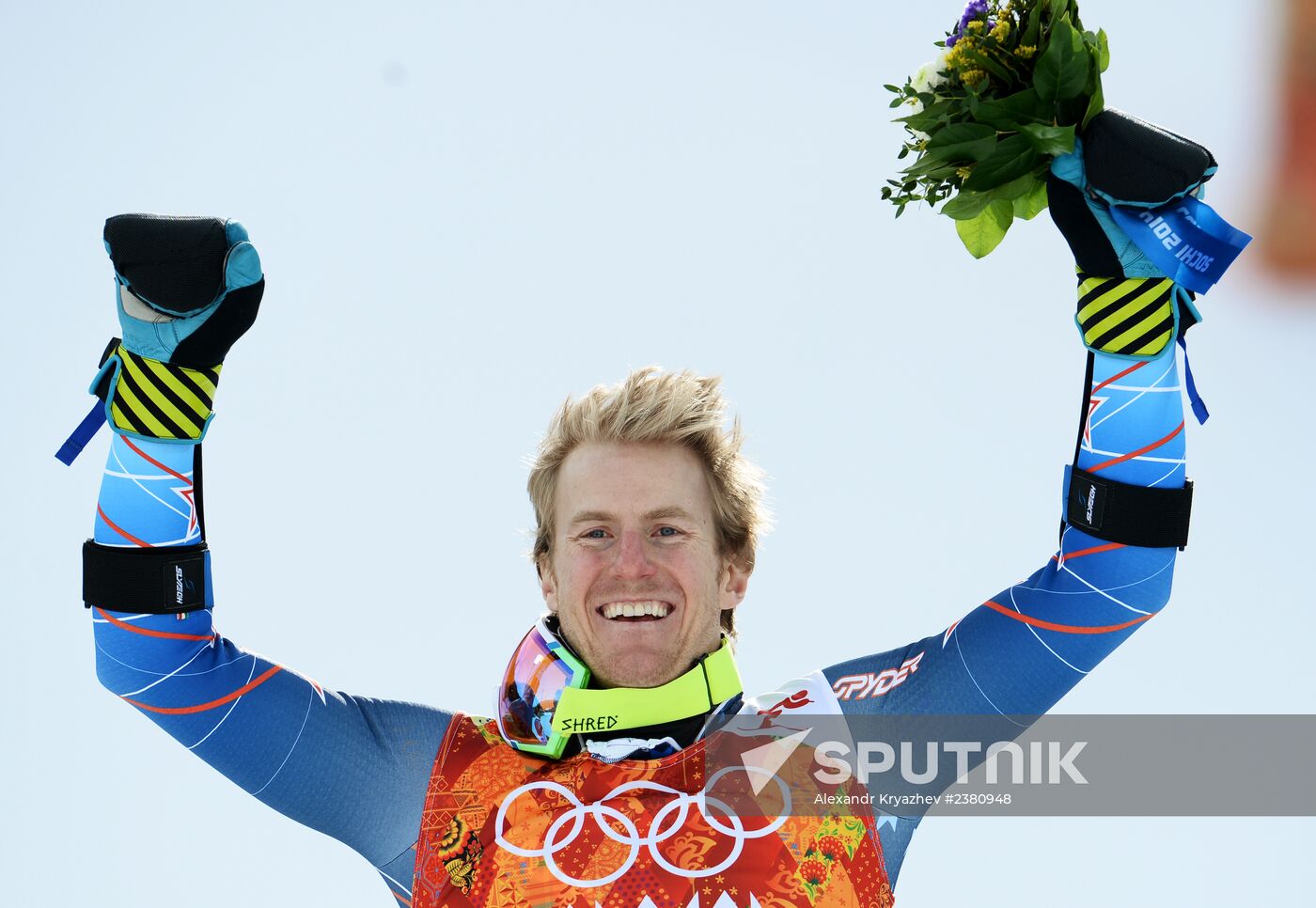 2014 Winter Olympics. Alpine skiing. Men. Giant slalom