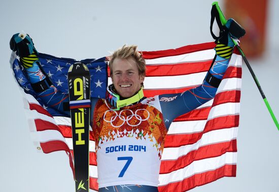 2014 Winter Olympics. Alpine skiing. Men. Giant slalom