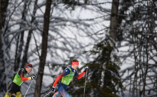 2014 Winter Olympics. Cross-country skiing. Men. Team sprint