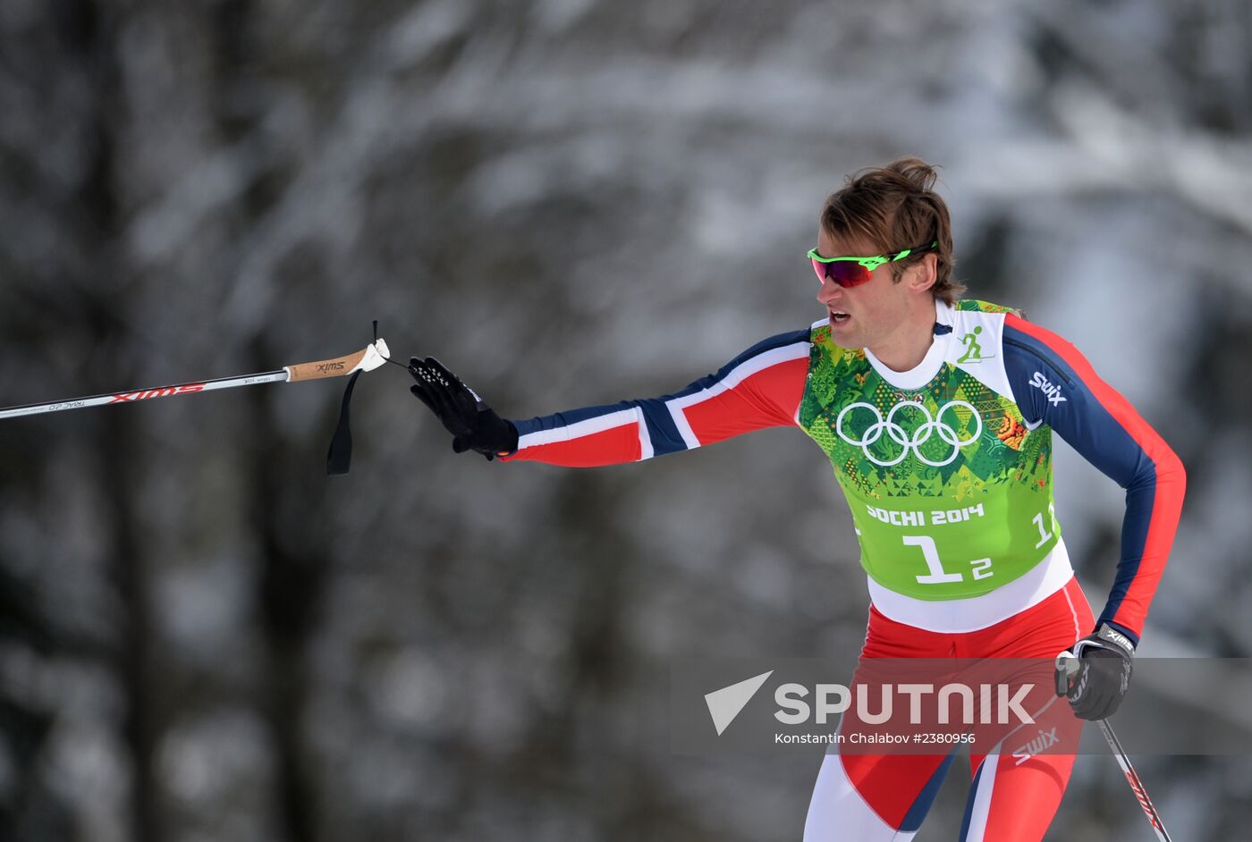 2014 Winter Olympics. Cross-country skiing. Men. Team sprint