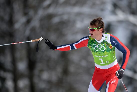 2014 Winter Olympics. Cross-country skiing. Men. Team sprint