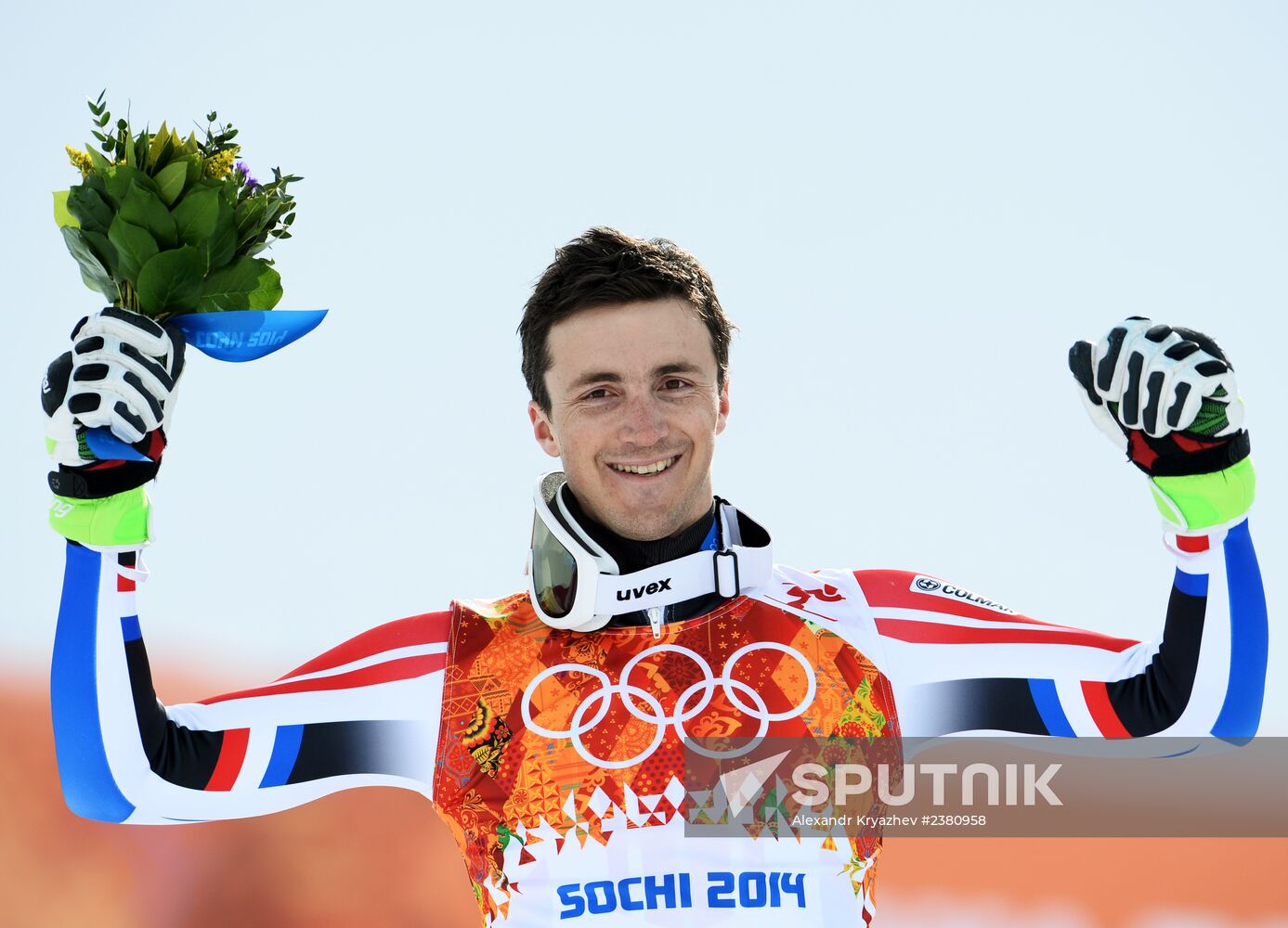 2014 Winter Olympics. Alpine skiing. Men. Giant slalom