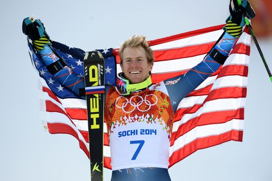 2014 Winter Olympics. Alpine skiing. Men. Giant slalom