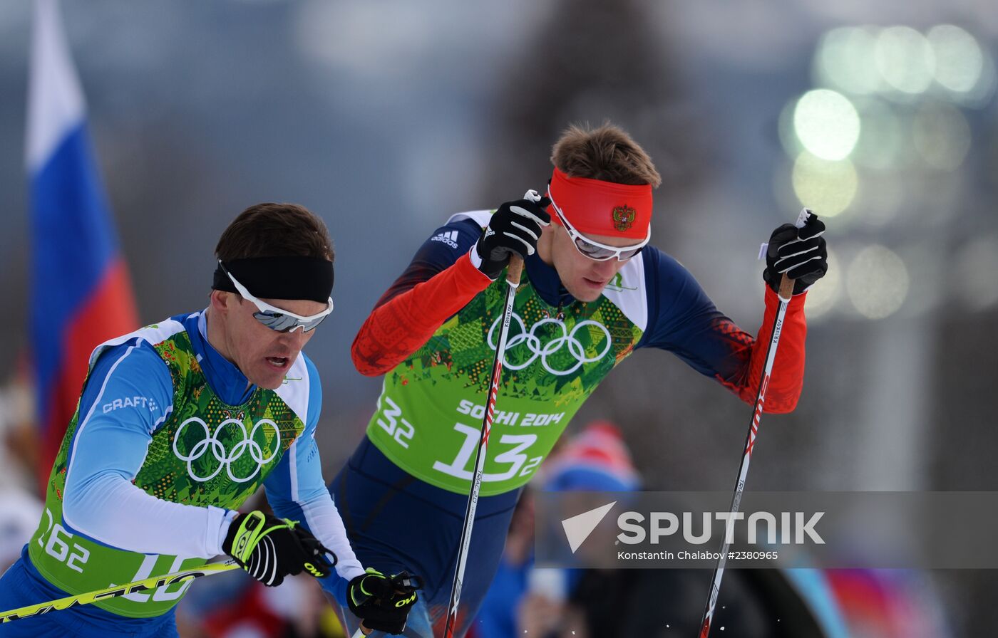 2014 Winter Olympics. Cross-country skiing. Men. Team sprint