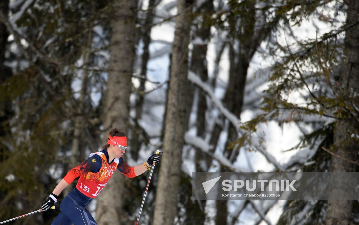 2014 Winter Olympics. Cross-country skiing. Men. Team sprint