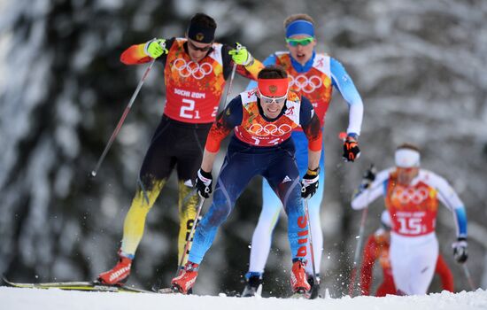 2014 Winter Olympics. Cross-country skiing. Men. Team sprint