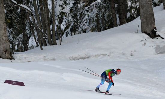 2014 Winter Olympics. Cross-country skiing. Men. Team sprint