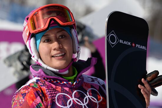 2014 Winter Olympics. Snowboarding. Women. Parallel giant slalom