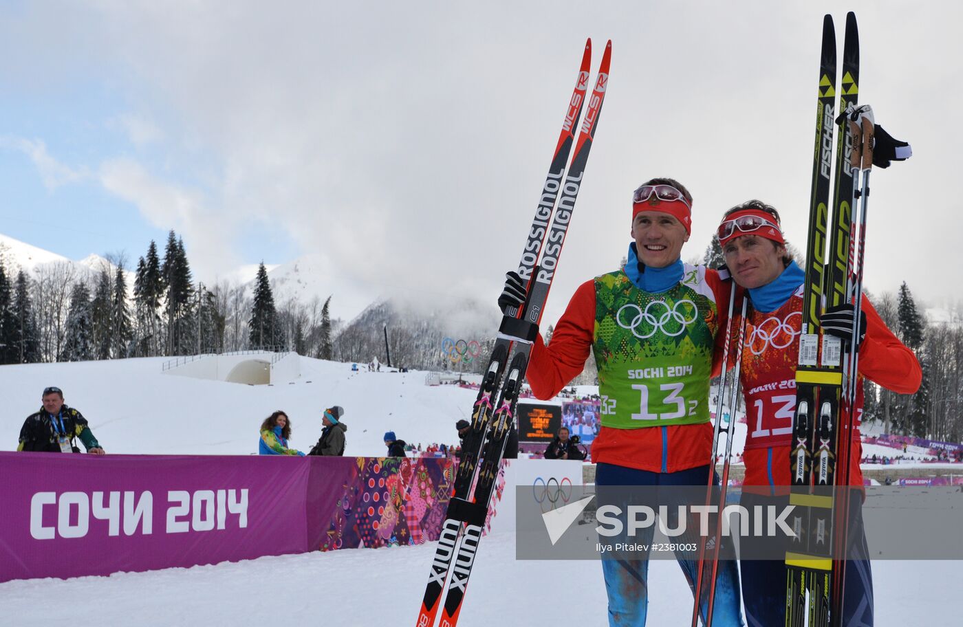 2014 Winter Olympics. Cross-country skiing. Men. Team sprint